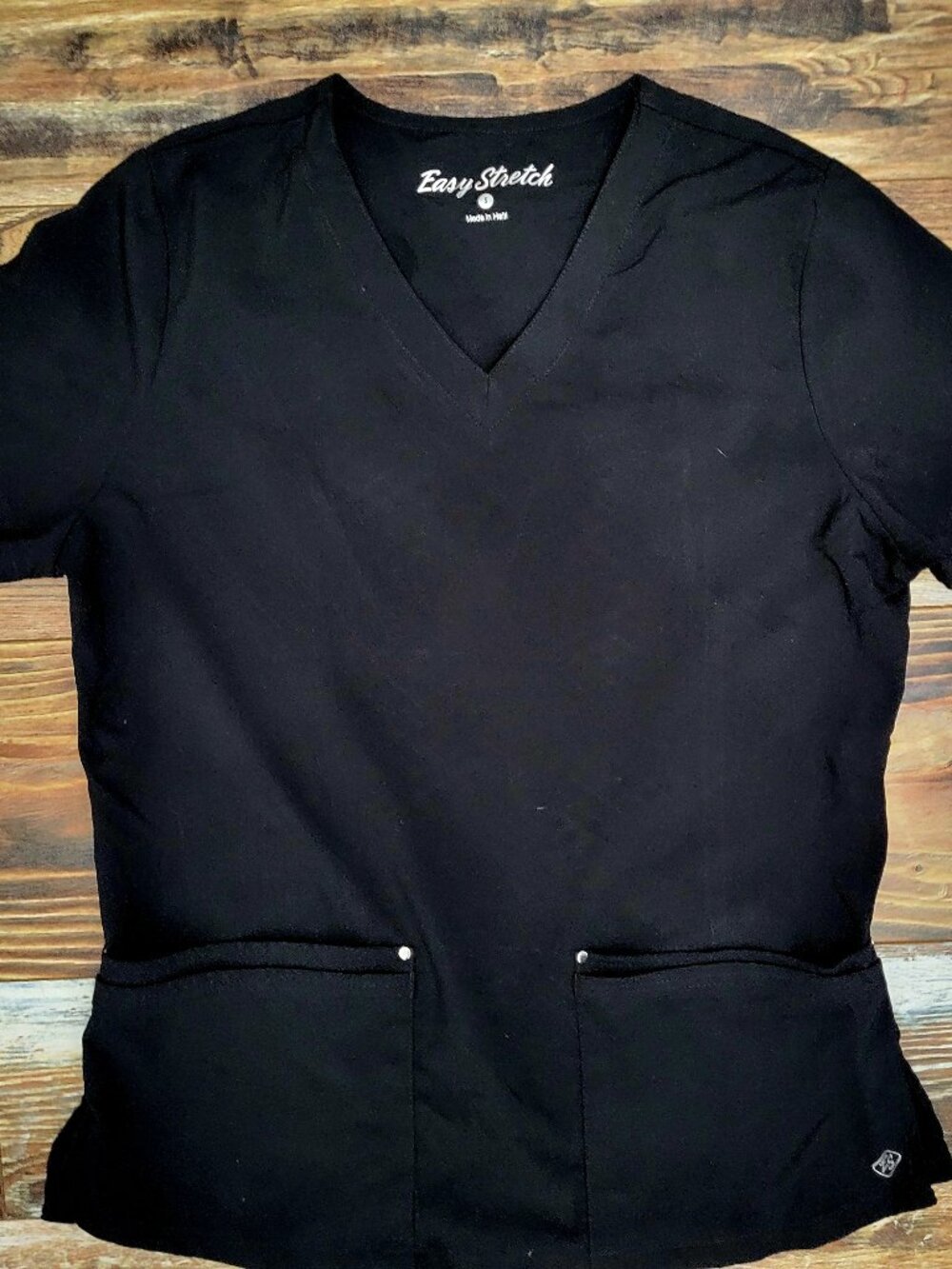 Easy Stretch - Lina Mitered Women’s 4-Pocket V-Neck Scrub Top